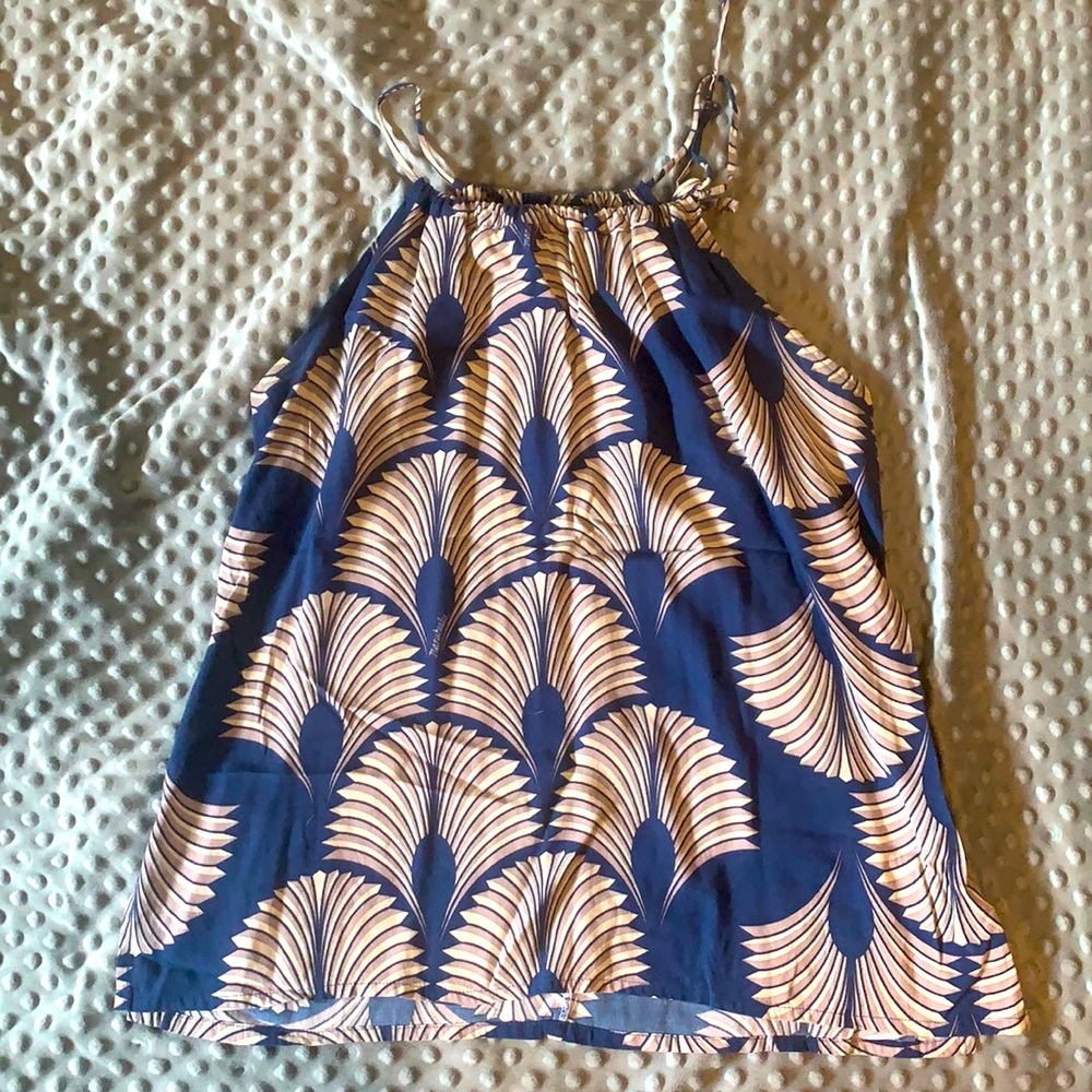 Manuhealii Leah Top Lauhala Print